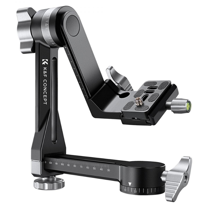 หัวบอลขาตั้งกล้อง K&F Tripod Gimbal Head  สำหรับกล้อง DSLR (KF31.052) ราคา ถูกที่สุด ดีลบีเคเค แกลเลอรีภาพที่ 3