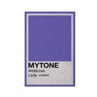 [ MT01-00000075 ]  พรม พรมเช็ดเท้า พรมดักฝุ่น ลาย Lady Violet ขนาด 40x60 ซม