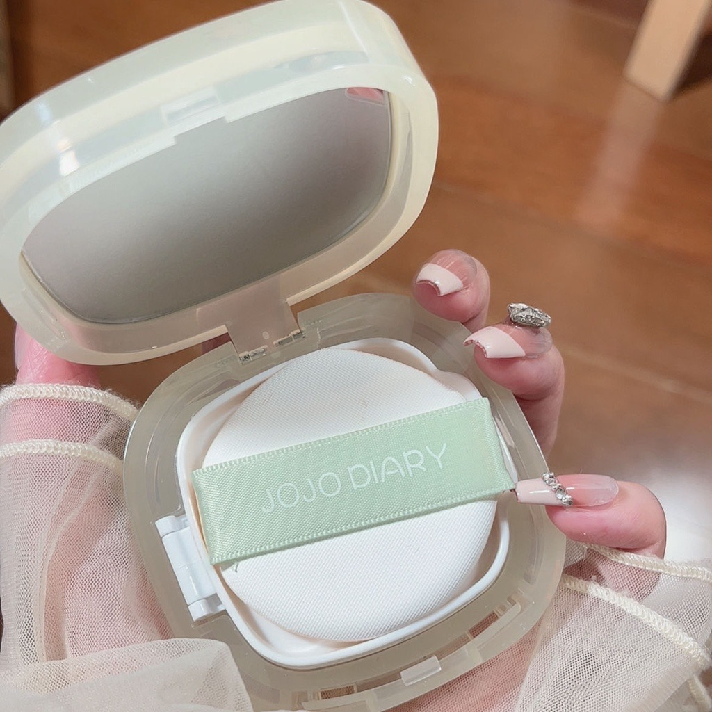 M338 JOJO DIARY คุชชั่นรองพื้น คุมมัน ปกปิด ผิวชุ่มชื้น กันน้ำ กันเหงื่อ เนื้อเบาบาง รูปที่ 3