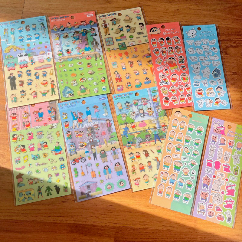 🌈 สติ๊กเกอร์ชินจัง *พร้อมส่ง* : ชินจัง ชิโร่ โบจัง sticker ลิขสิทธิ์จากเกาหลี