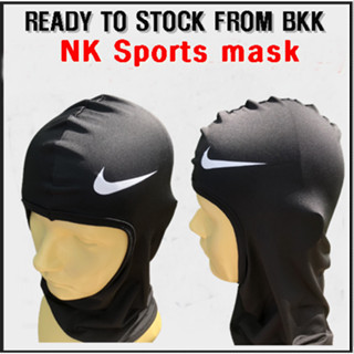 ส่งจากBKK 🇹🇭1-3วันถึงNIKE MASK ผ้าพันคอ ผ้าคาดศีรษะNK กันแดด พิมพ์ลายตัวอักษร หน้ายิ้ม เหมาะกับฤดูร้อน สําหรับผู้ห