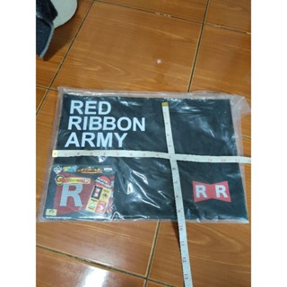 แฟ้มใส่เอกสาร แบบซองพลาสติกกันน้ำ สีดำ ดราก้อนบอลลายred ribbon army ของใหม่  ลิขสิทธิ์แท้ญี่ปุ่นสติ๊กเกอร์แมวทอง