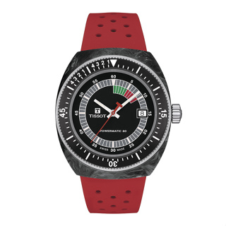 Tissot Sideral S Powermatic 80 ซิเดอรัล สีดำ แดง T1454079705702 นาฬิกาผู้ชาย