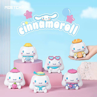 ลุ้น1ตัว🩵 2in1 พัดลมมือถือ พัดลมพกพา Sanrio Cinnamoroll Wilderness Outing Electronic Portable Fan Blind Box by MOETCH