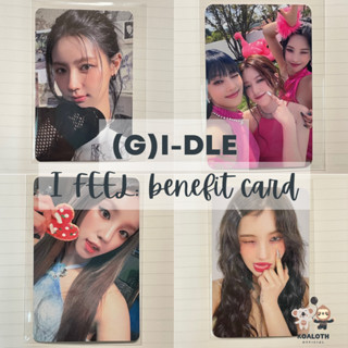 (G)I-DLE I FEEL การ์ดเบเน ktown4u, apple music, withmuu, makestar