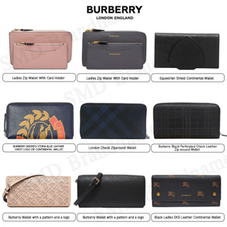 BURBERRY กระเป๋าสตางค์ กระเป๋าตังค์ใบยาว สินค้าแท้ 100%
