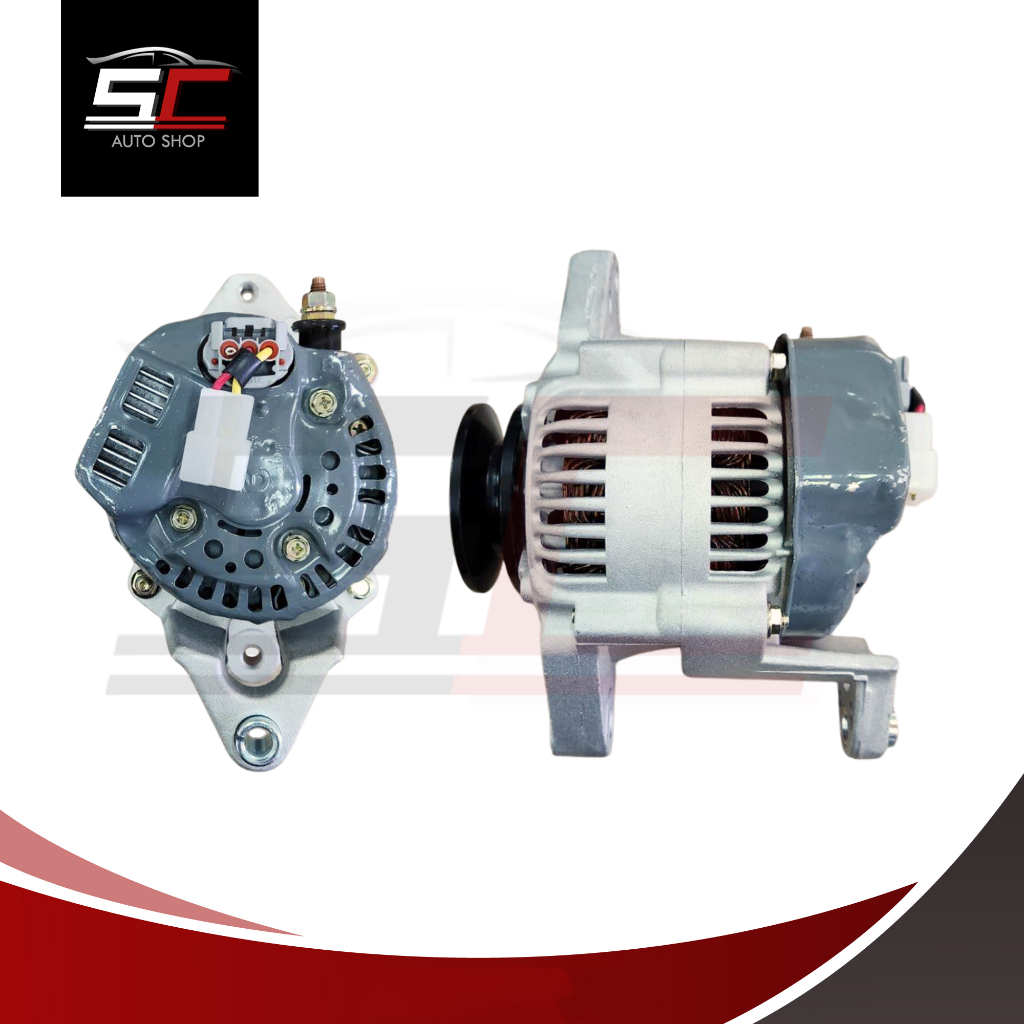 ไดชาร์จ MAZDA FAMILIA ขากว้าง 8ซม.ใส่รถไถ KUBOTA, YANMAR  12V 40A (REBUILT) สินค้ามีรับประกัน