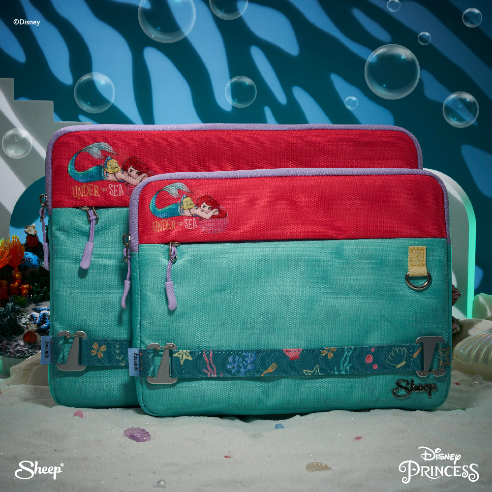 [The Little Mermaid] Escort กระเป๋าสำหรับไอแพด กระเป๋าสำหรับMacbook กันกระแทกทุกมุม ลิขสิทธิ์แท้ ดิสนีย์ แอเรียล