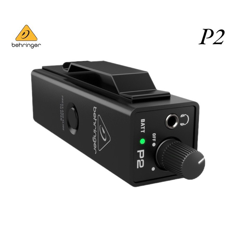 BEHRINGER POWERPLAY P2 ชุดขยายหูฟังสำหรับ In-Ear Monitor แบบ Belt-Pack  Ultra-Compact, Compact and