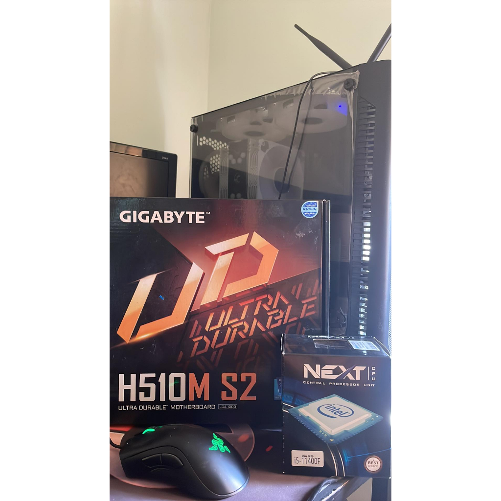 INTEL CORE I5-11400F LGA 1200 (NEXT) + เมนบอร์ด H510M S2 LGA1200 มือสอง