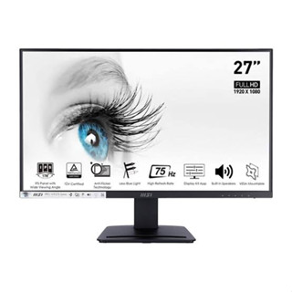 จอมอนิเตอร์ MSI MONITOR PRO MP273 (IPS 75Hz) ประกัน ARC 06/26 ของใหม่