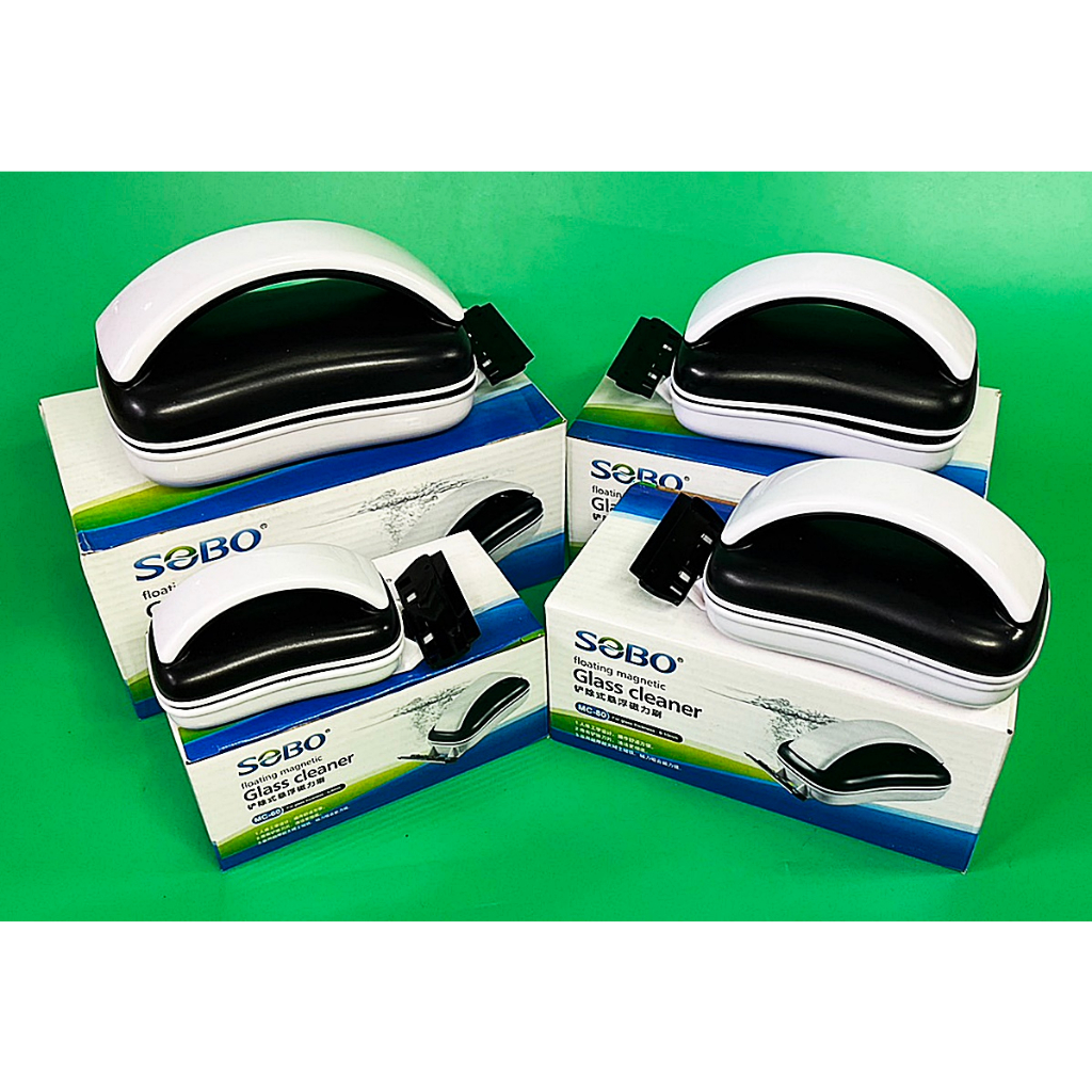 แปรงรุ่นใหม่ แปรงแม่เหล็กขัดตู้ปลาSOBO MC-60,MC-80,MC-120,MC-200 พร้อมใบขูดตะไคร่ MC60 ,MC80 ,MC120 