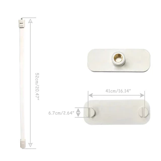 52ซม.Universal ขาตั้งกล้อง Wall Bracket สกรู6มม.สำหรับ Wifi กล้องรักษาความปลอดภัยหน้าแรกกล้อง IP เฝ้าระวังเด็ก monitor