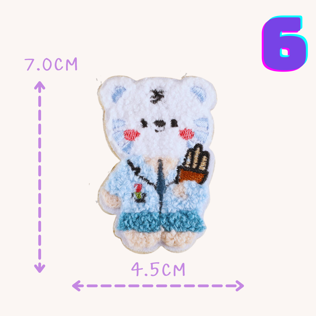 15บาททุกชิ้น  DIY:สติ๊กเกอร์ติดเสื้อ ตัวรีดหมี หมา แมว ขนปุย ใช้แปะติดลงผ้าได้เลยง่ายมากๆๆๆค่ะ