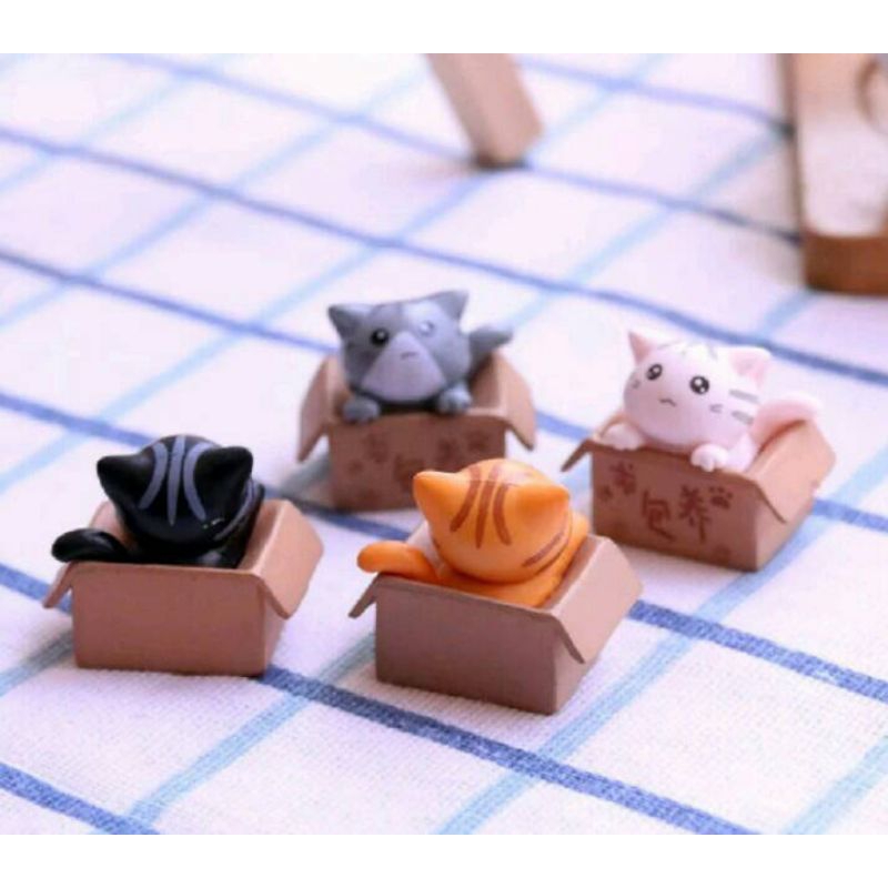 ตุ๊กตาแต่งเค้ก  แมวกล่อง  ใช้แต่งเค้ก - รูปที่ 2