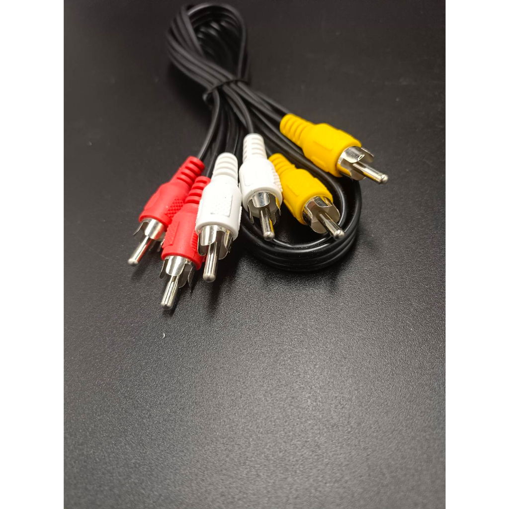 สาย AV 3ออก3 (ขาว/แดง/เหลือง) ใช้ต่อสัญญาณภาพเเละเสียง