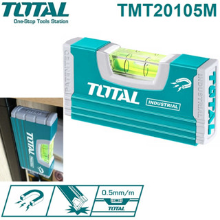 TOTAL ระดับน้ำ มินิ แม่เหล็ก 10 ซม. รุ่นงานหนัก รุ่น TMT20105M ของแท้% พร้อมจัดส่ง จาก ก.ท.ม เร็วที่สุด