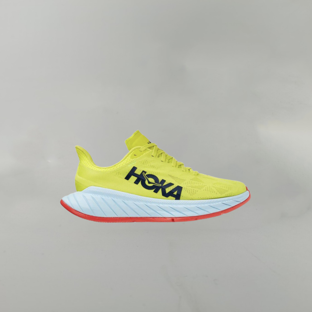 HOKA ONE ONE U ROCKET X 2 Durable and Breathable Low Top Running Shoe Yellow