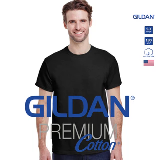 GILDAN® พรีเมี่ยม เสื้อยืดแขนสั้น - ดำ 36C