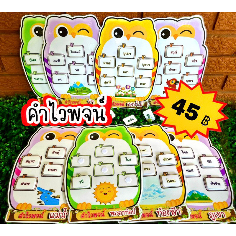 สื่อการสอนภาษาไทย เรื่องคำไวพจน์