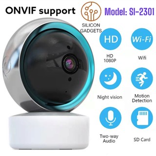 กล้อง Tuya ONVIF WIFI PTZ Camera 1080P  SI-2301 Baby Monitor Wireless Night Vision P2P Security Video Surveillance