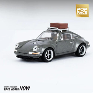 POP RACE 1/64 Porsche 911 Turbo S Python Green