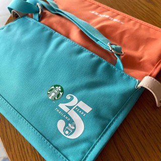 🔥 มีแค่1ใบ👜นัดรับBtsตากสิน/ท่าเรือสาทร💯💯ใหม่ล่าสุด แท้จากช้อปไทย กระเป๋าสะพายSTARBUCKS Folded Crossbody Bag2023