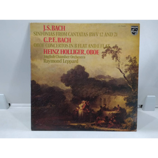 1LP Vinyl Records แผ่นเสียงไวนิล SINFONIAS FROM CANTATAS BWV 12 AND 21  (E8E96)