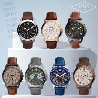 นาฬิกา Fossil นาฬิกาข้อมือผู้ชาย แบรนด์เนม นาฬิกาผู้ชาย ของแท้ รุ่น FS4813 Fossil นาฬิกาข้อมือ Watch นาฬิกากันน้ำ