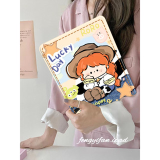 เคสไอแพดหลังใส มีที่ใส่ปากกา gen6/7/8/9/10 air10 9 9 7 โปร10 5นิ้ว เจน10 2 แอร์1/2/3/4/5 2016/18/22 360 องศา Ipad Case