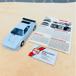 BMW M1 1/24 TURBO Bburago บีเอ็ม เอ็มวัน DIE-CAST METAL KIT 1/24 รถเหล็ก โมเดล Made in italy