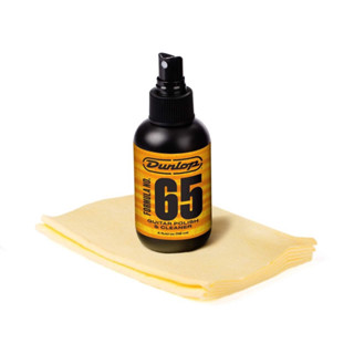 น้ำยาเช็ดตัวBodyพร้อมผ้า Jim Dunlop FORMULA 65 GUITAR POLISH &amp; CLEANER 654C