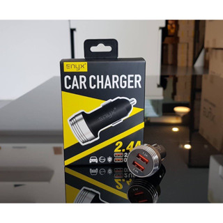 หัวชาร์จในรถงานแท้100% Enyx Car charger 2.4A/1.2A มีระบบตัดไฟในตัว/ชาร์ตเร็ว