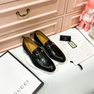 รองเท้า Gu cci Loafers  งานออริหนังแท้เทียบแท้-