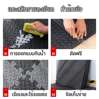 แผ่นรองออกกำลังกาย แผ่นรองลู่วิ่ง แผ่นรองอุปกรณ์ออกกำลังกาย หนา 25 มม. กันรอย กันลื่น ลดแรงกระแทก ลดเสียงรบกวน