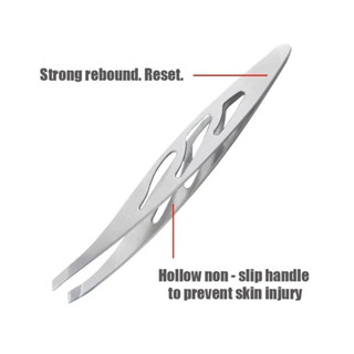 Trim stainless steel tweezers แหนบสแตนเลส