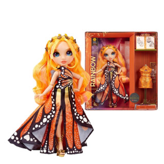 MGA(เอ็มจีเอ) Rainbow High Fantastic Fashion Project Rainbow doll - Poppy Rowan (Orange) RBH587330