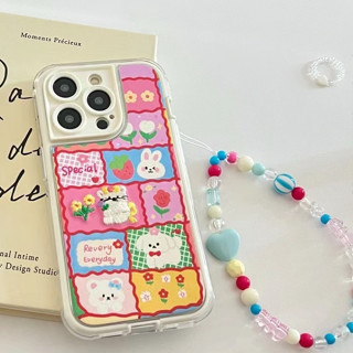 💲คูปองเคลม💲เคสไอโฟน case for iphone 11 12 ดอกไม้ สัตว์เล็ก เคส 14 13 12 11 pro max สีสันที่หลากหลาย การปกป้องทนทาน