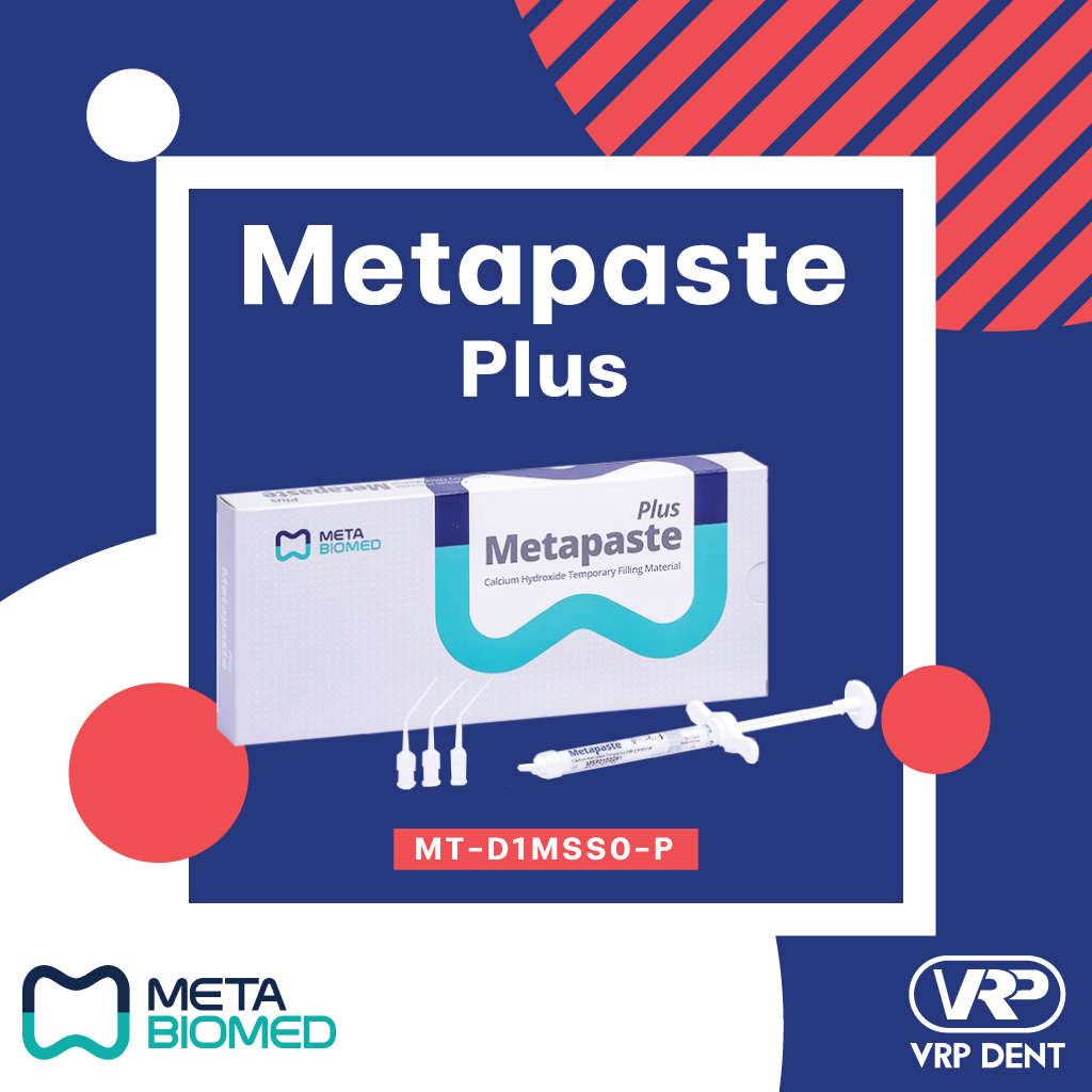 Metapaste Plus Water-based Calcium Hydroxide Paste 1 Syringe 2 g 20 tips MT-METAPASTE