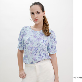 AMILA Blouse VE-B1022 by VERONIQA โรสพีส แขนสั้น IGPU23-2