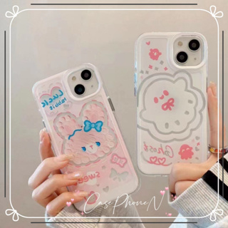 🔥สไตล์ใหม่🔥เคสไอโฟน iphone 11 14 Pro Max น่ารัก การ์ตูน สาว ขอบเต็ม ป้องกันการตก เคส iphone 12 13 Pro Case for iPhone