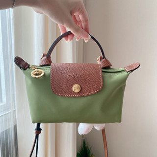 Longchamp Le Pliage Pouch With Handle สีหายาก