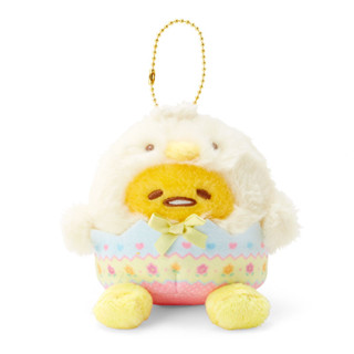 พวงตุ๊กตา gu Gudetama ลูกเจี๊ยบ Plush Keychain Gudetama Sanrio Easter 2023  Size: 12 × 9 × 11 cm.