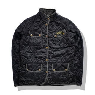 Barbour International Motorcycle Quilted Jacket รอบอก 40”