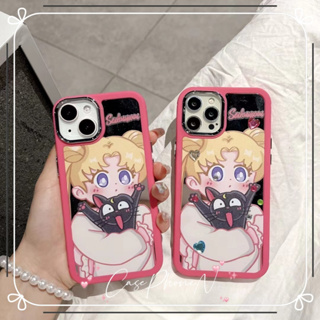 🔥สไตล์ใหม่🔥เคสไอโฟน iphone 11 14 Pro Max น่ารัก การ์ตูน เซเลอร์มูน ป้องกันการตก เคส iphone 12 13 Pro Case for iPhone