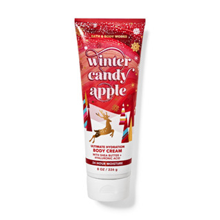 ครีมน้ำหอม Bath &amp; Body Works Winter Candy Apple Body Cream 226g. ของแท้