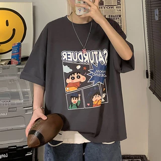 CO เสื้อยืดโอเวอร์ไซร์ สกีนลาย ผู้หญิง ผู้ชายใส่ได้ ถูกสุดๆ