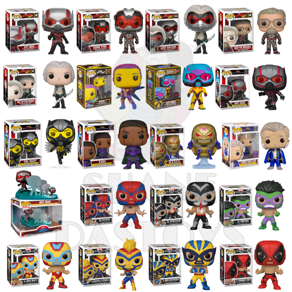 {PRE-ORDER} Funko Pop! MARVEL : Ant-Man and the Wasp , Lucha Libre, Ant Man