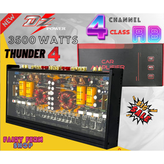 📌แรงสุดยอด📌แอมป์ 4ชาแนล 3500วัตต์ เพาเวอร์ขับกลาง DZ POWER รุ่น THUNDER 4 BK-150.4 Class AB 4Channel