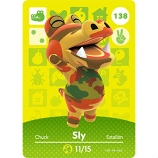 Animal Crossing Amiibo cards ของแท้ Series 2 No. 138